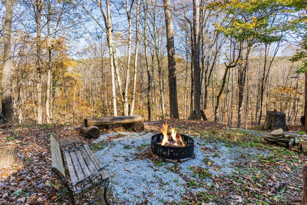 Private Creek, Huge Deck at Chalet Cabin photo