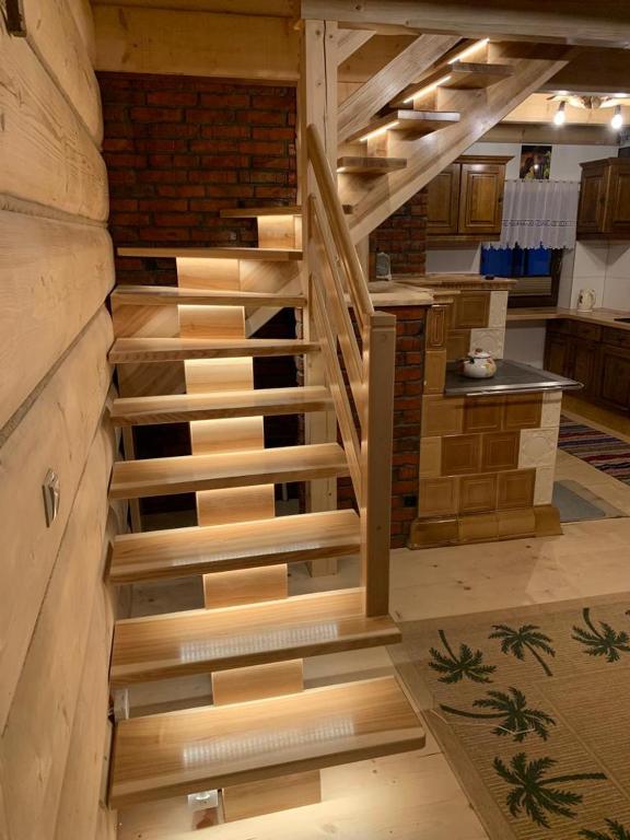 Scenic mountain view from the terrace of a countryside house