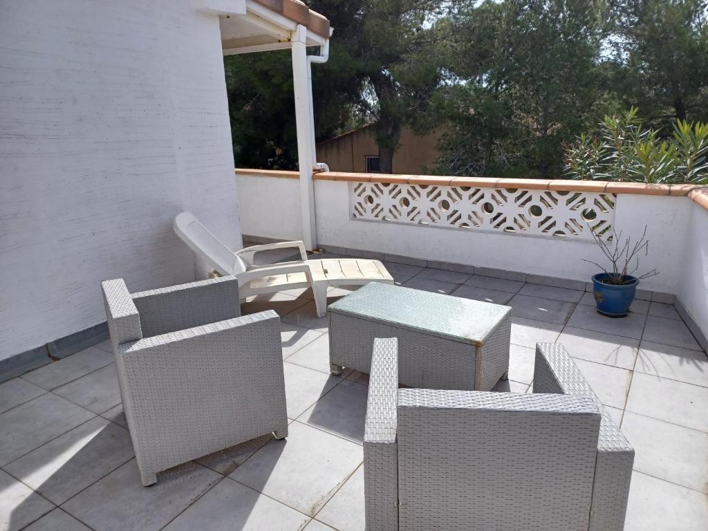 Côte Indigo - Villa 7 personnes, 3 chambres, 3 terrasses - à 150 de la mer - 5