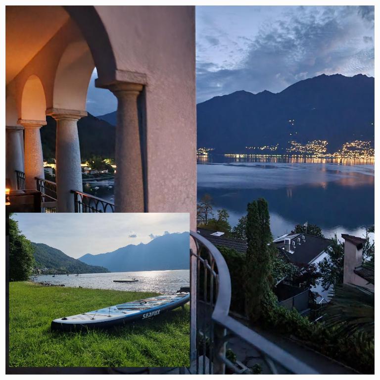 Wohlfühl-Oase mit Traumblick für alle Generationen inkl Aufzug, Gambarogno