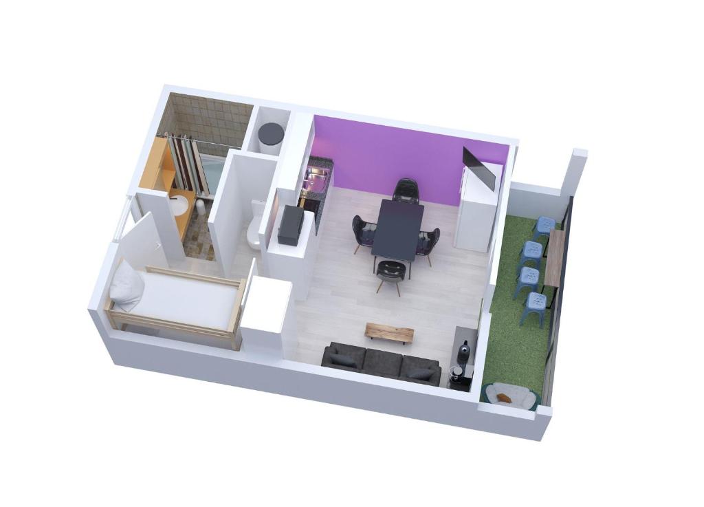 Studio NATHEN - Parking - Wifi - Balcon Sud ouest - Chamrousse 1650 - 2