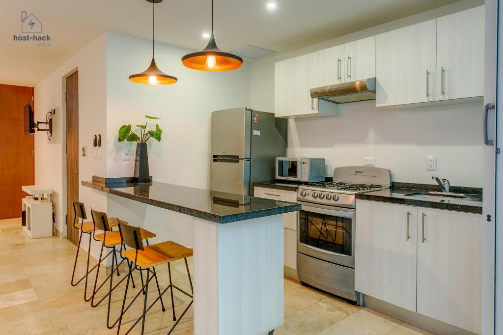 Aptartment with Patio, Rooftop & Pool Close to the Beach - Danzamar 2 - 5