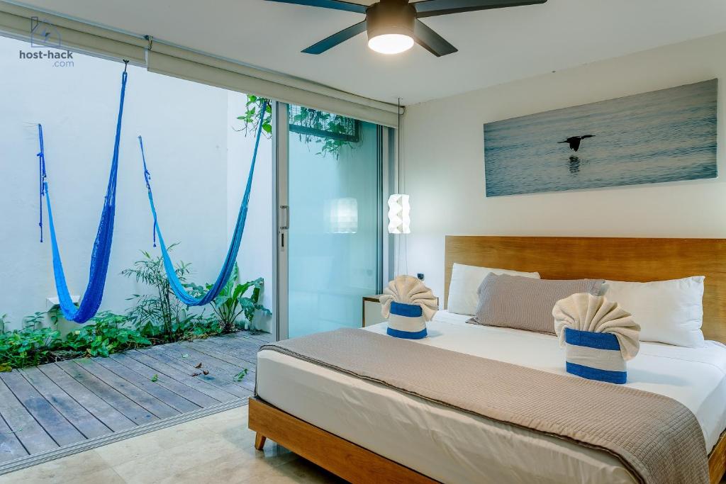Aptartment with Patio, Rooftop & Pool Close to the Beach - Danzamar 2 - 4
