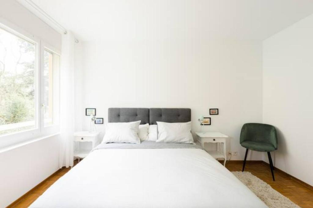 Spacious 52 sqm Cozy Flat - Free Parking - 10 min to Lausanne Old Town - 3