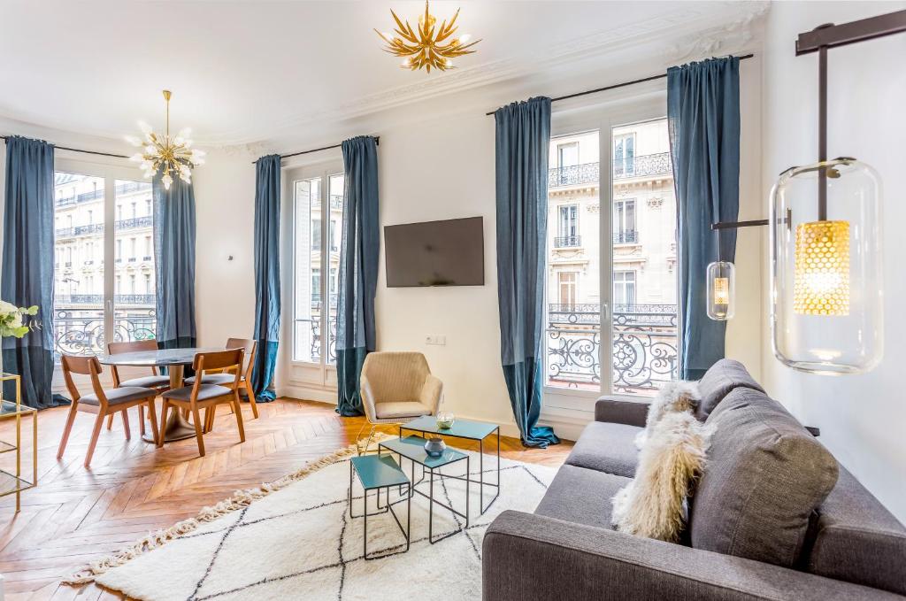 Habitat Parisien - 2BR-2BA - AC - Balcony - Opéra - 2