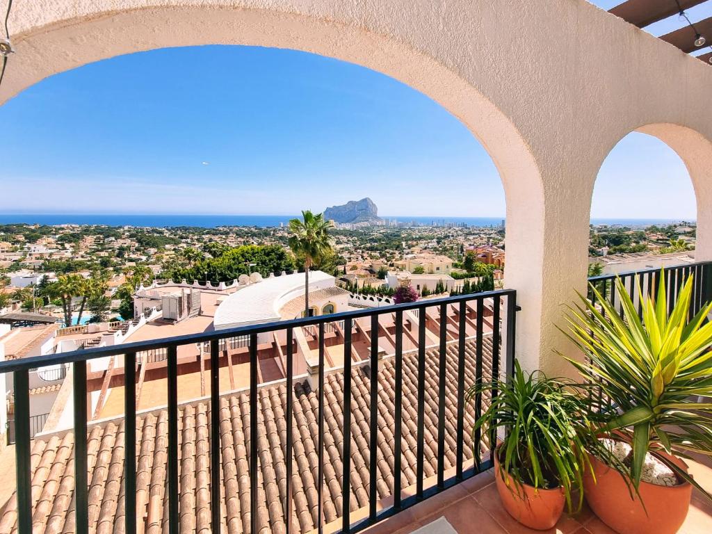 THE VIEW: sea, mountain, terrace, swimming pool - 5