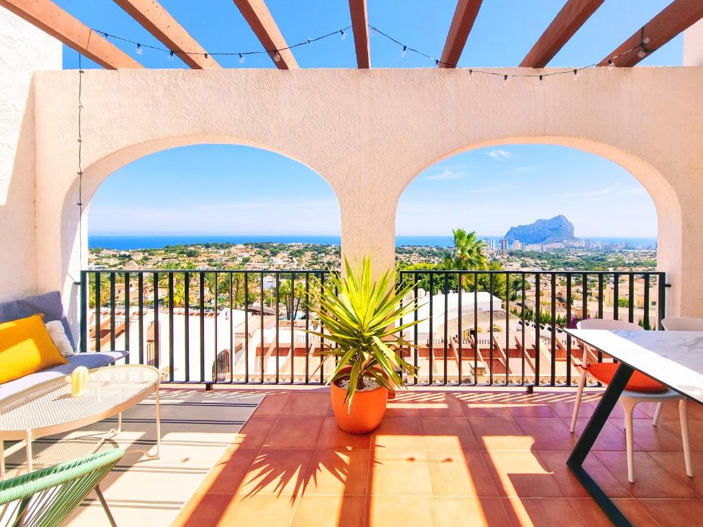 THE VIEW: sea, mountain, terrace, swimming pool - 2