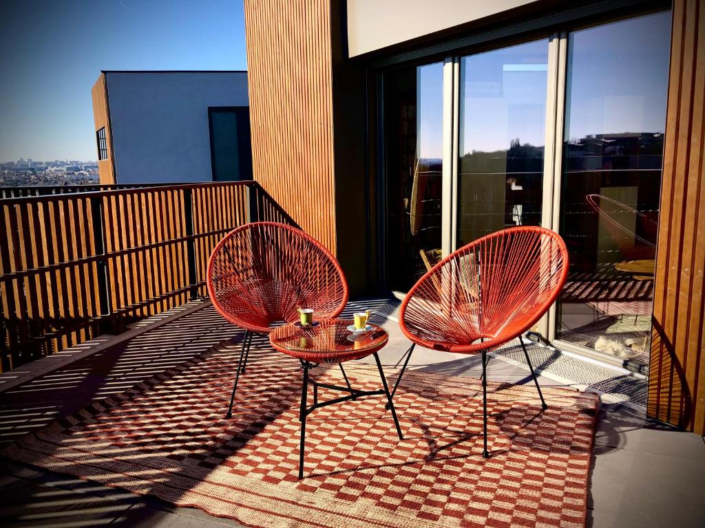 Luxury flat, Panoramic Paris view, near Disneyland