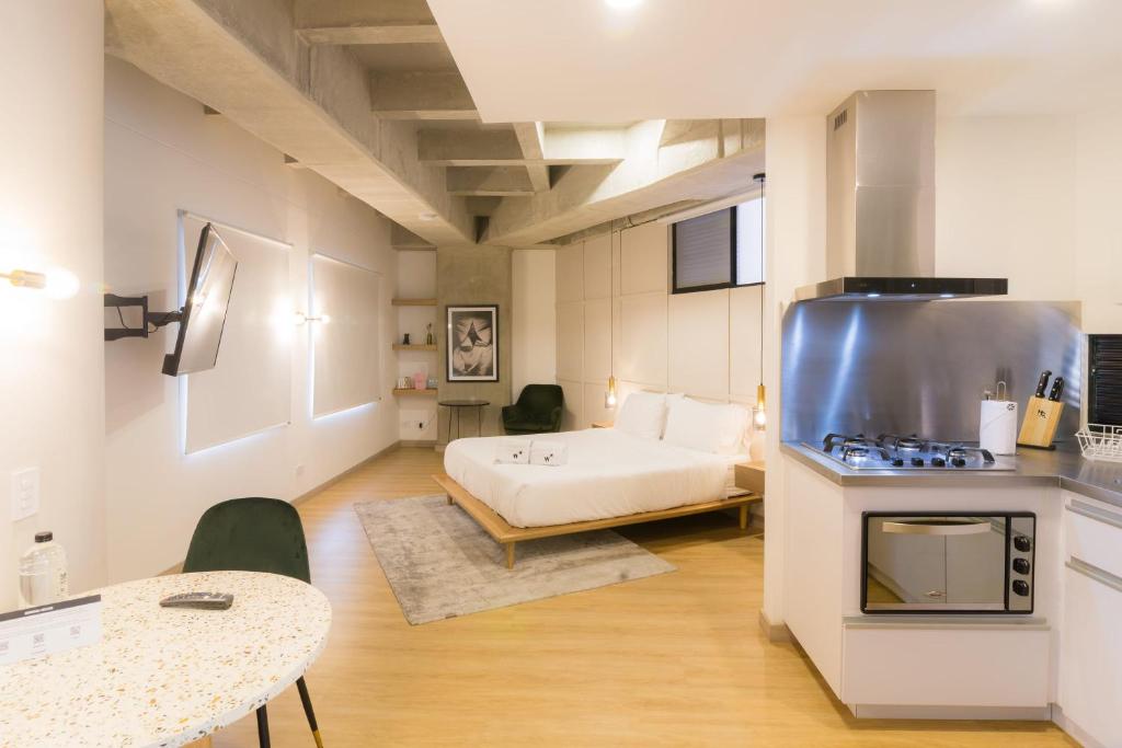 Bright Loft With Private Terrace in Laureles photo