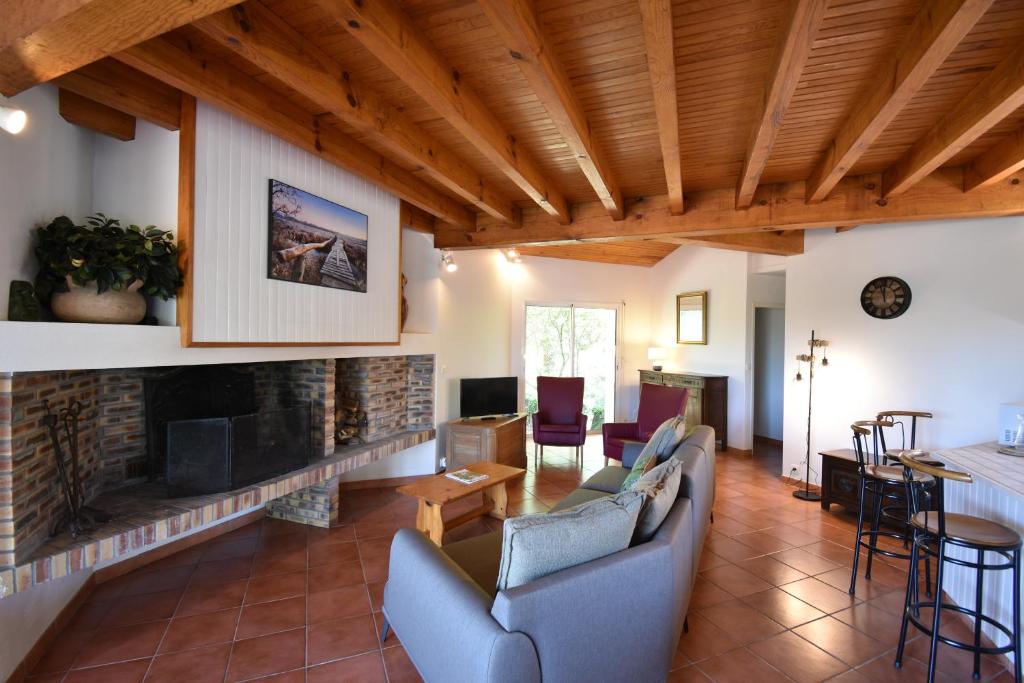 Sauges - Hossegor belle villa avec vue océan dans secteur calme entre lac et océan sur terrain non clos d'environ 1500 mètres car - 2