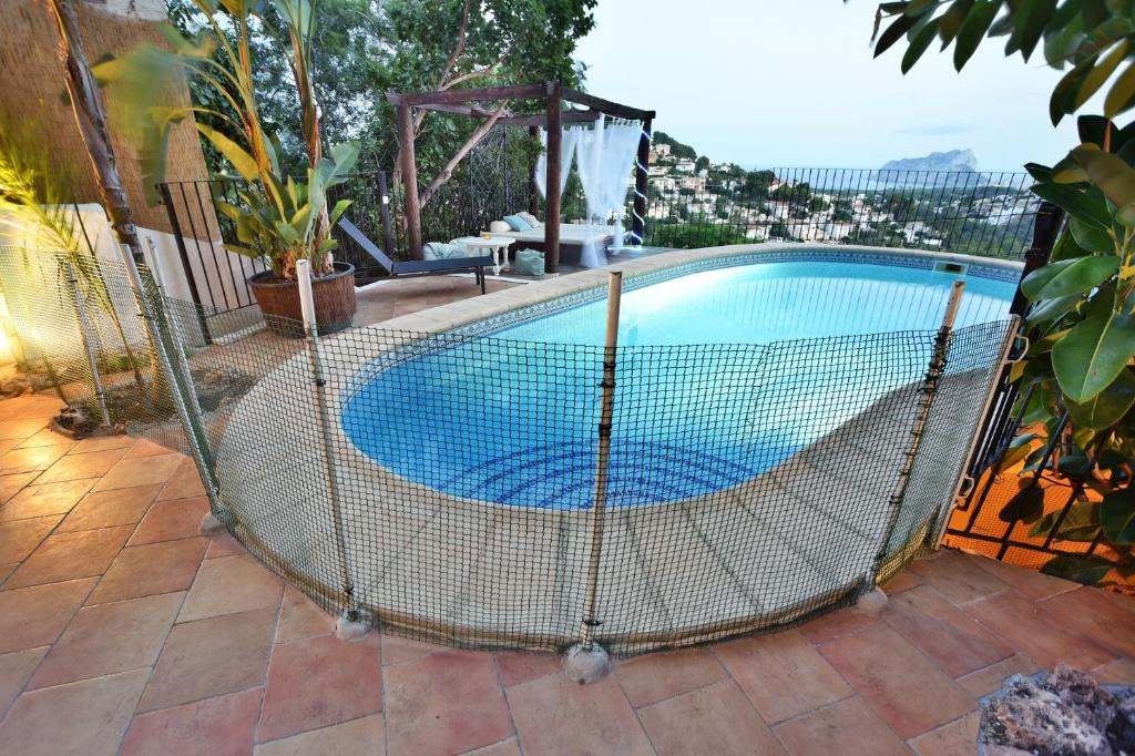 Vista al mar, piscina vallada, cocina de verano, A/A, wifi - 4