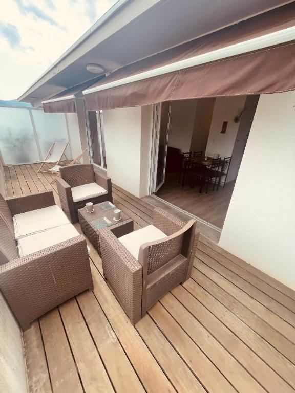 Grand studio toit terrase Ajaccio - 4