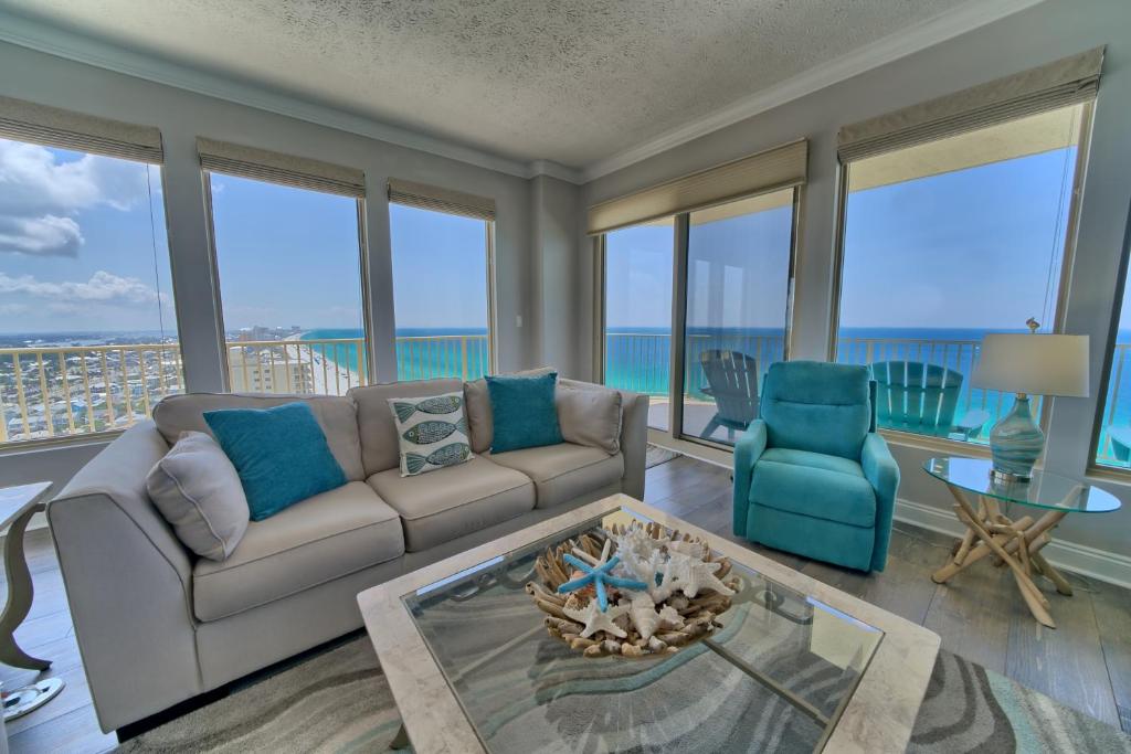 Calming Beachfront Condo with Oversized Balcony Facing the Gulf - Unit 2101, Panama City Beach