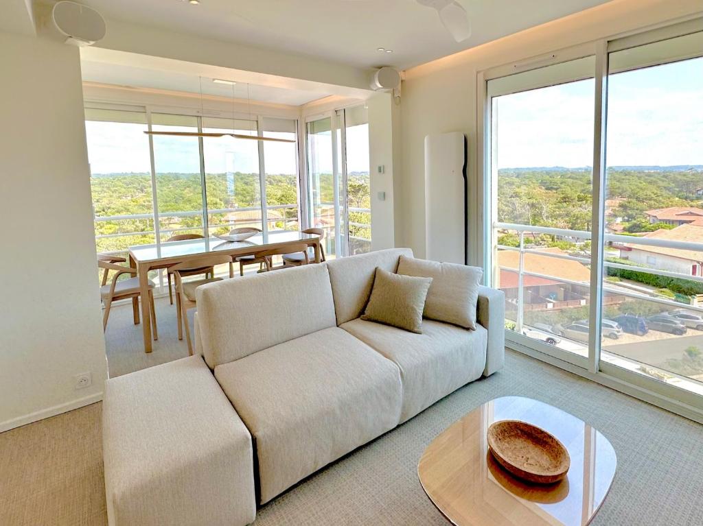 Vue de l'Océan à la forêt, la plage à vos pieds, Soorts-Hossegor