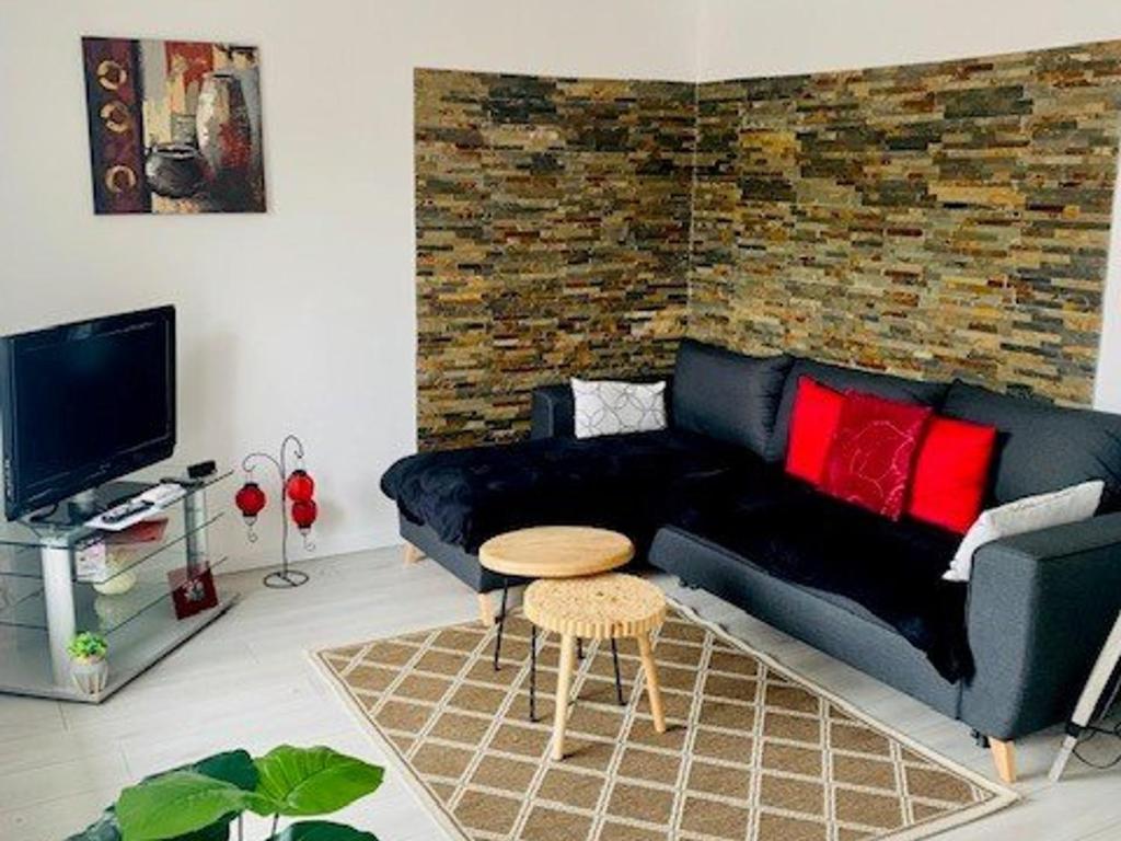 Charmant F3 climatisé avec balcon ensoleillé, proche centre et Thermes - Amélie-les-Bains - 3