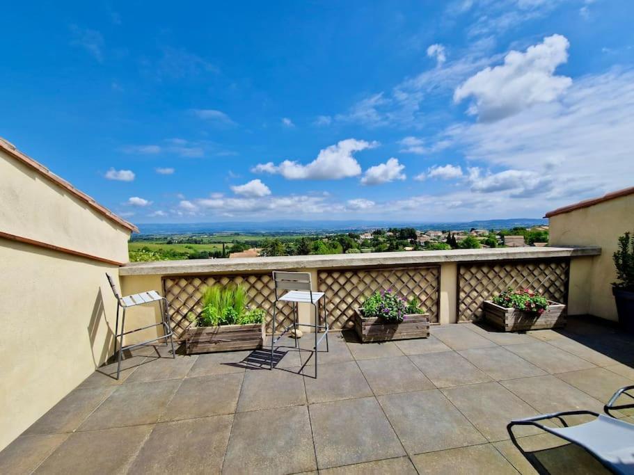 Carcassonne - Terrasse avec vue
