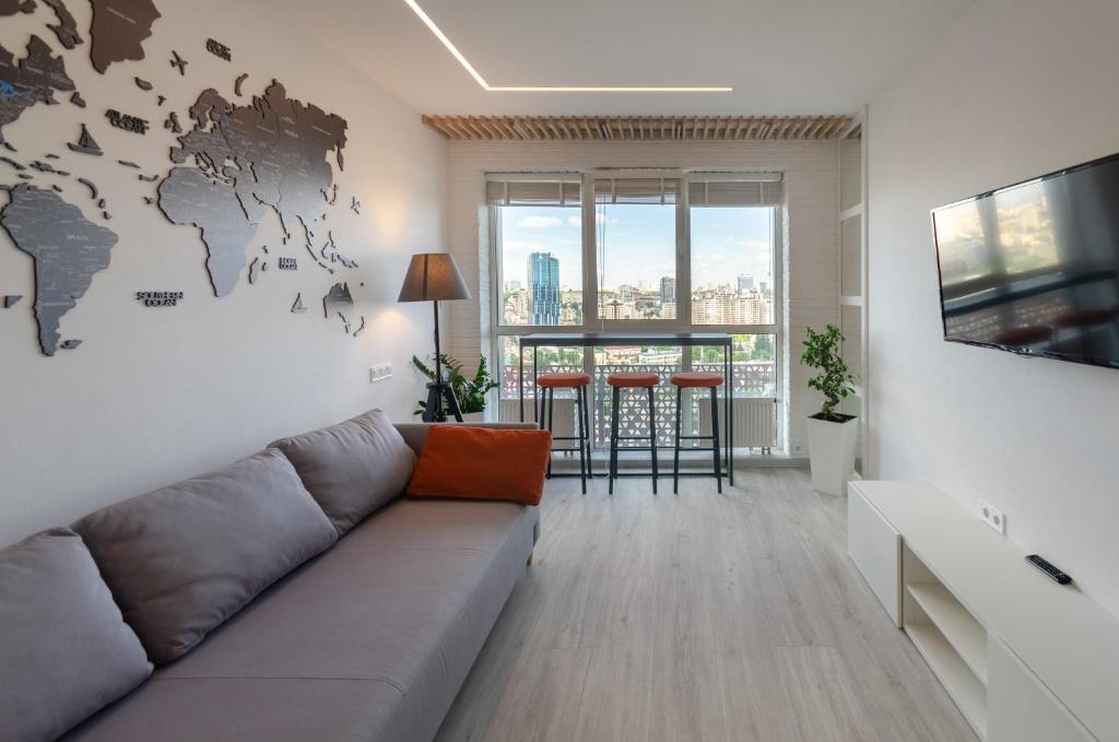 Petrovdom Apartment 16-154 in RC Kvartet, 16Г Vasyl Lypkivskyi Street, Kyjev