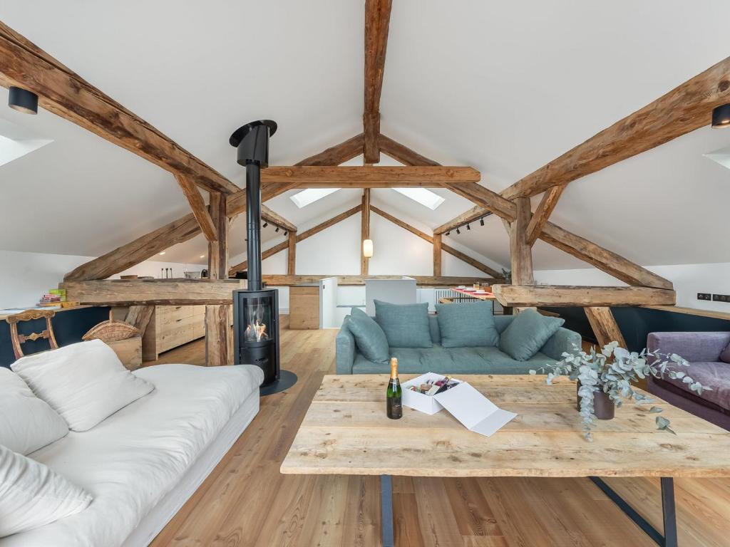 Chalet familial neuf avec sauna à Praranger - Animaux admis, Parking - 1