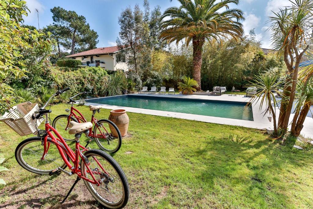Embruns - Location vacances capbreton superbe villa avec jardin et piscine chauffée - 3