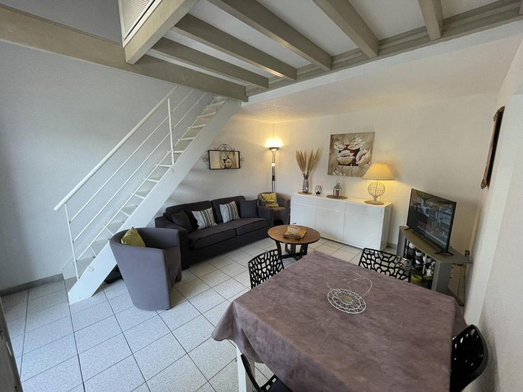 Villa 3 pièces mezzanine avec piscine, tennis, proche plage et port à Saint-Cyprien, 6 couchages - FR-1-106-26 - 3