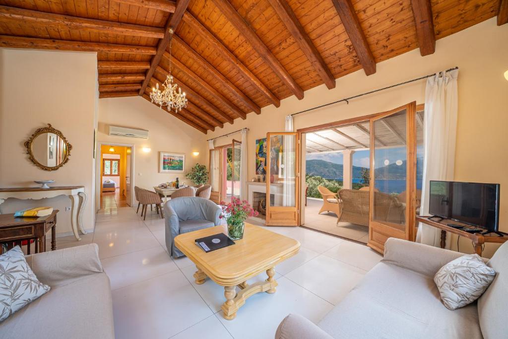 Villa Helios Sea View & Private Pool near Fiskardo 전경