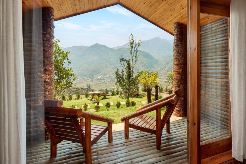 Balcony/terrace, Laxsik Ecolodge in Sapa