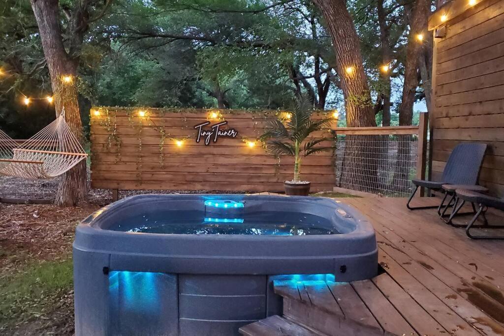 The Tiny 'Tainer - Tiny Container Home w. Hot Tub!, Weatherford