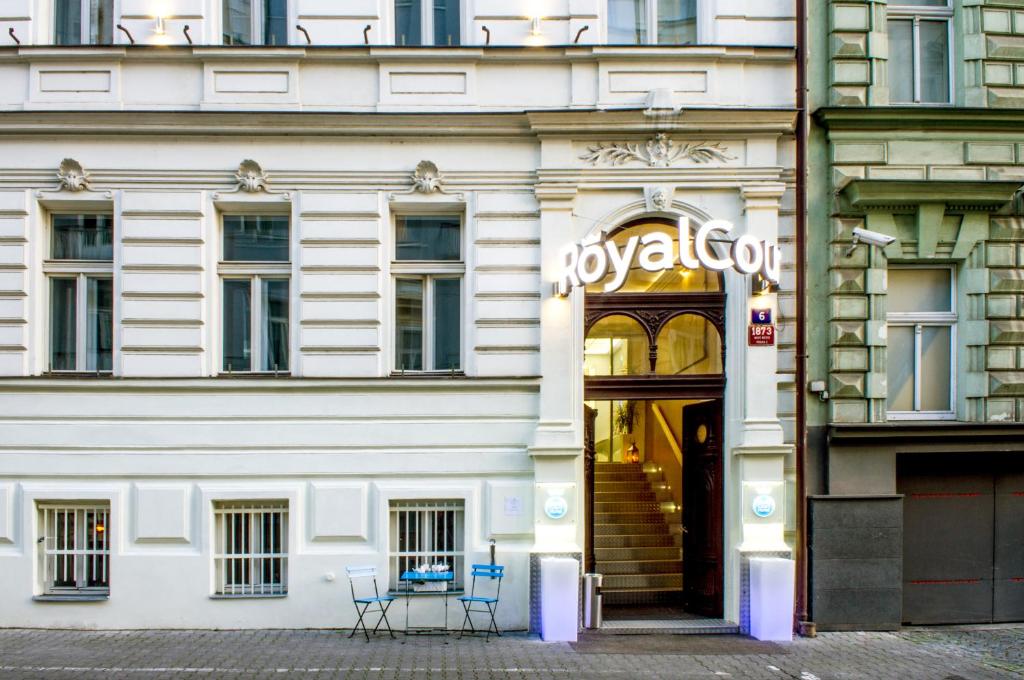Entrance, Royal Court Hotel in Prague