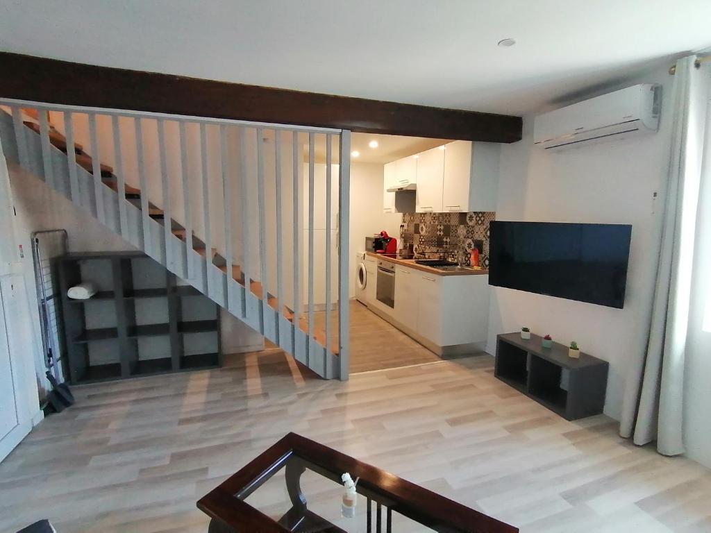 Le Grain de Sable, studio avec mezzanine, Tonneins