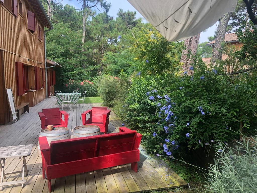 Maison bois 10 pers CapFerret Plage des Américains - 3