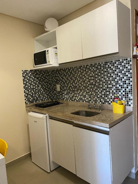 Kitchen, Manawa Beach Flat A24 - Centro Porto de Galinhas in Porto De Galinhas