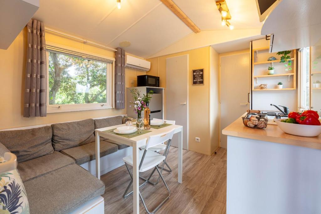 L Arbousier, mobil-home vue dégagée sur la mer - 3