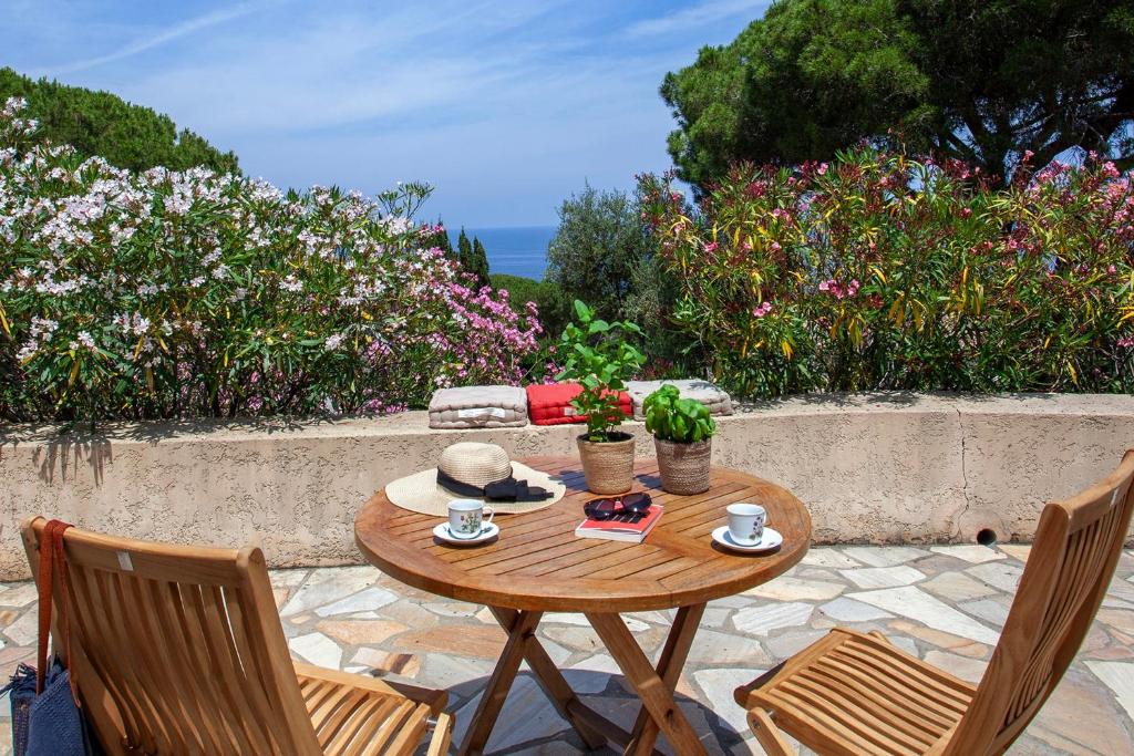 Davia 1 - Grande terrasse vue panoramique sur la mer, Corbara