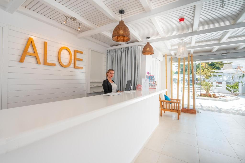Aloe Hotel - Adults Only — Hotel building in Faliraki, South Aegean