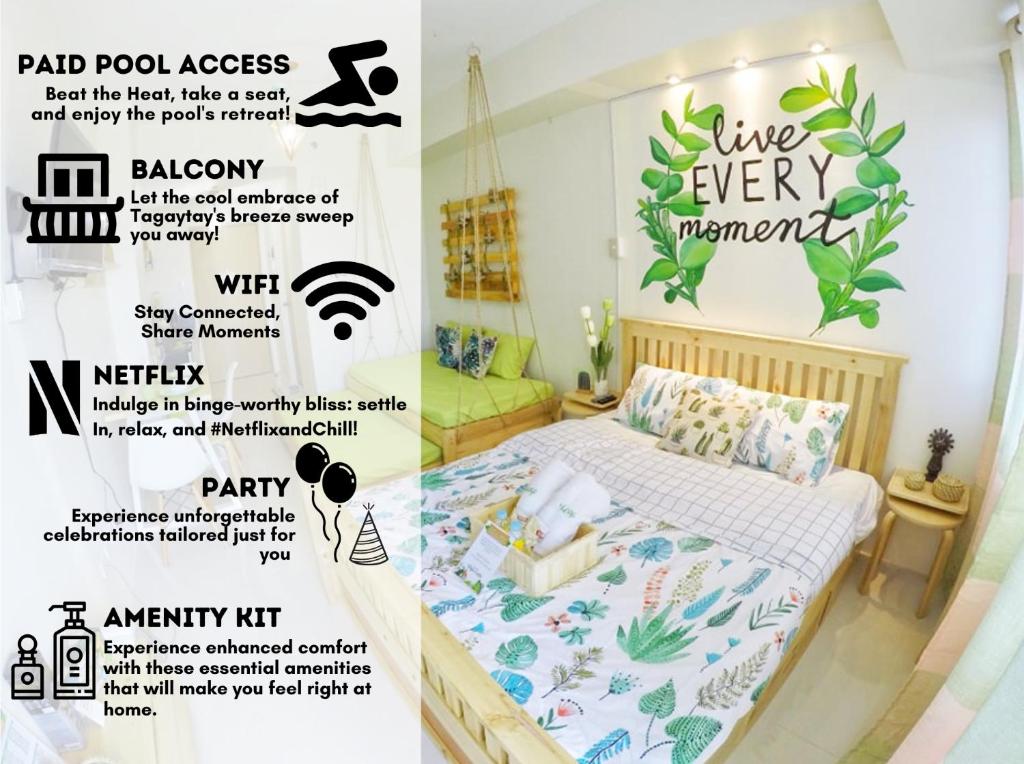 SMDC Wind Residences, Unli Wifi and Netflix with Balcony — Hotel in Tagaytay