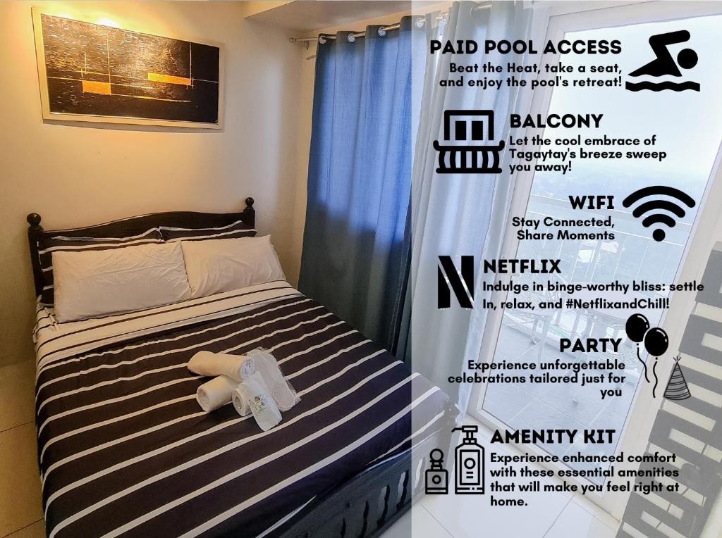 LUSH Tagaytay SMDC Wind with Balcony, Unli Netflix and Wifi — Hotel in Tagaytay
