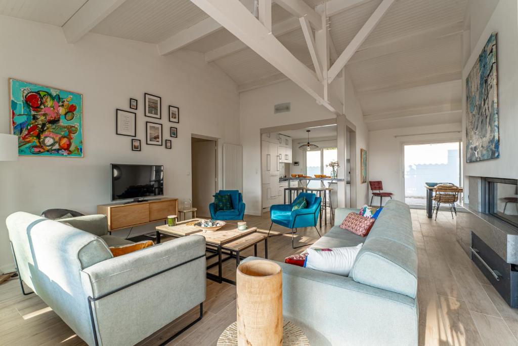 Villa Marie - Pyla sur mer superbe villa 10 personnes vue Bassin - 3