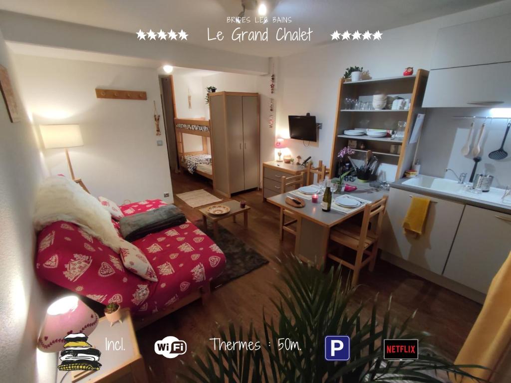 Furnished & independant flat - Brides-les-bains - Thermal spa 50m - 3