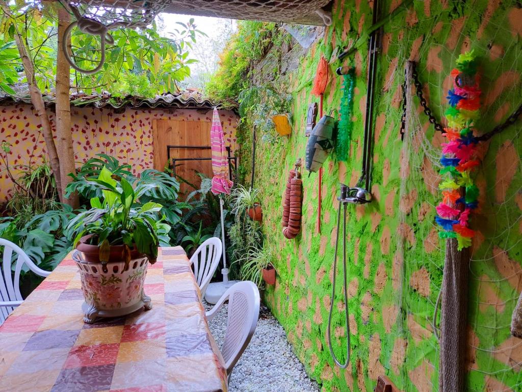 2 bedrooms house at Redes 200 m away from the beach with sea view enclosed garden and wifi photo