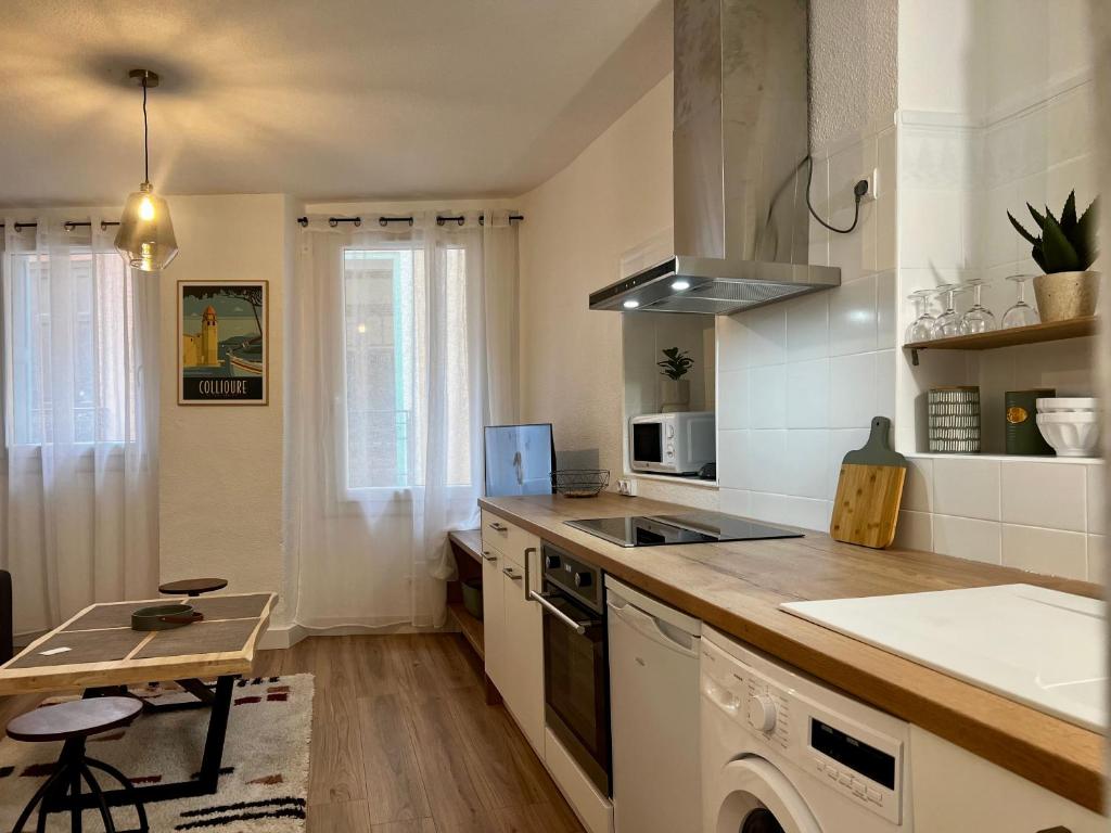 Collioure, centre ville, joli T2 - 5