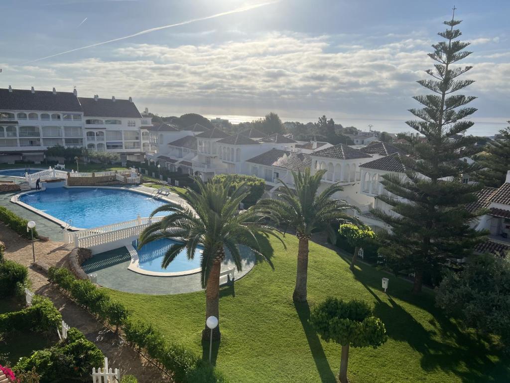Duplex en résidence privée, piscine, vue mer panoramique, Alcossebre