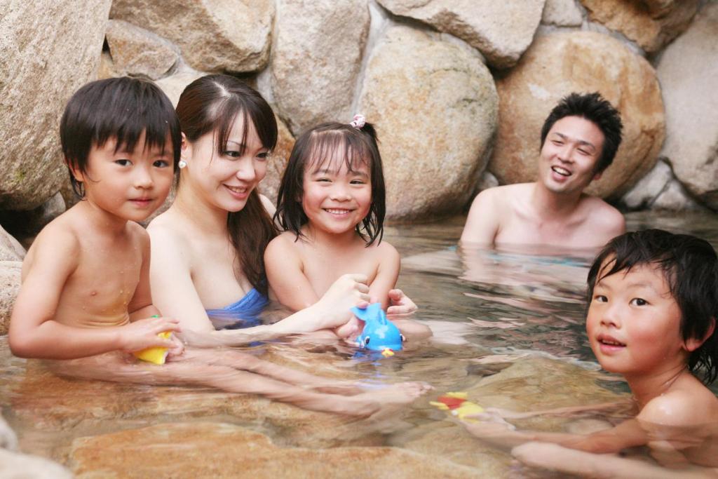 bain en source thermale 