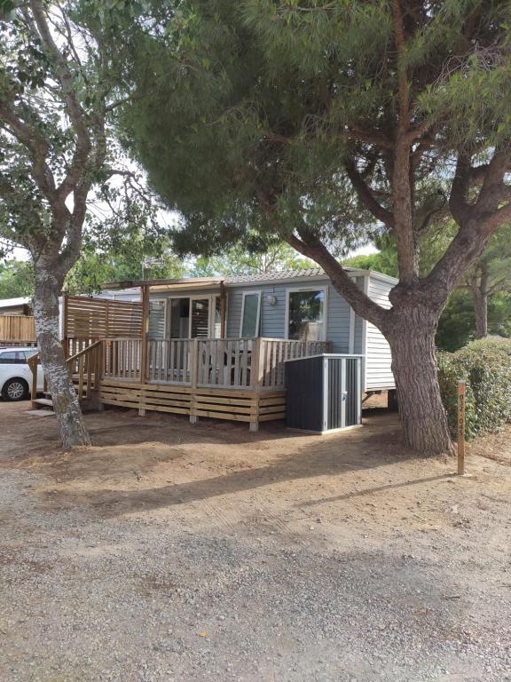 Mobilhome climatisé et ombragé - 1