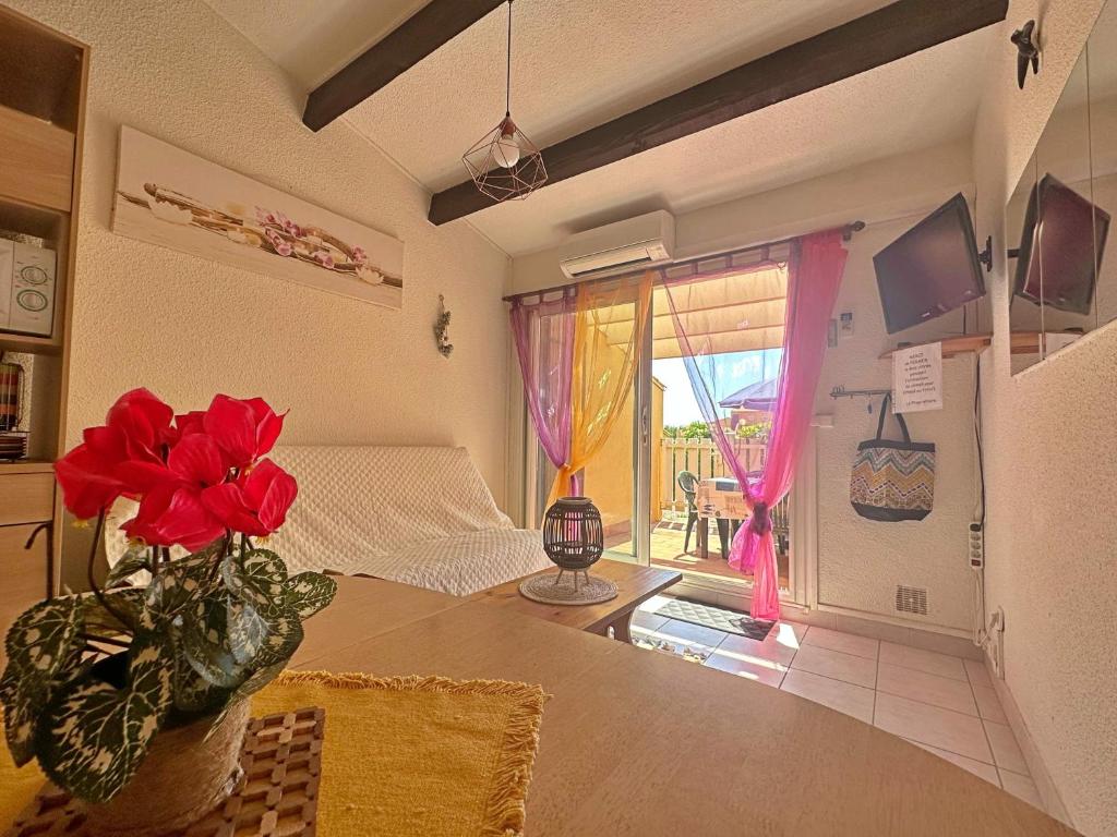 Cap d'Agde, appartement bord de mer, 50 m plage de la Roquille, climatisé et WIFI, - 5