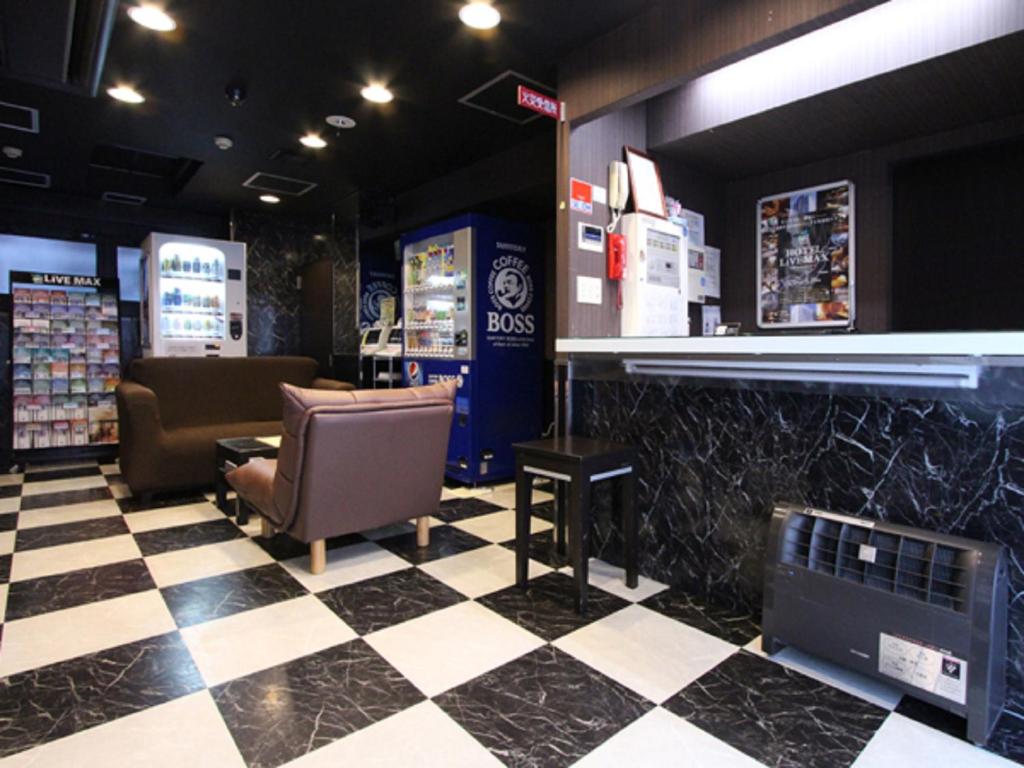 Lobby, Hotel Livemax Budget Umeda in Osaka