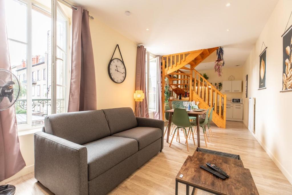 Apartment F3 Duplex lumineux Amazonia Hypercentre Lamartine, Apartment ClermontFerrand