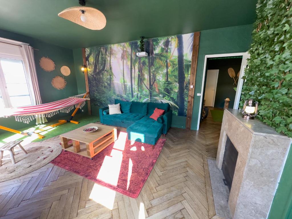 Jungle Urbain- Sauna - Ciné - Hamac - Hyper centre - 5