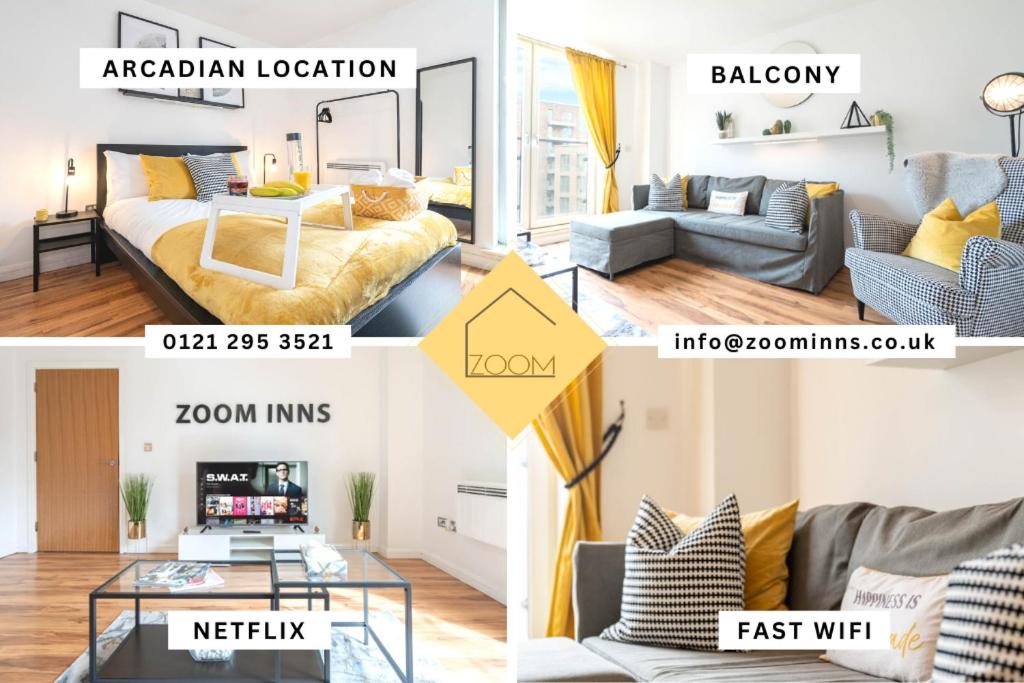 Chic City Centre Apartment Close to Attractions — Hotel in Birmingham