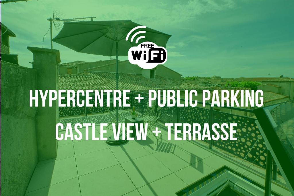 Mon toit carcassonnais •Hypercentre •Terrasse •Vue, Carcassonne