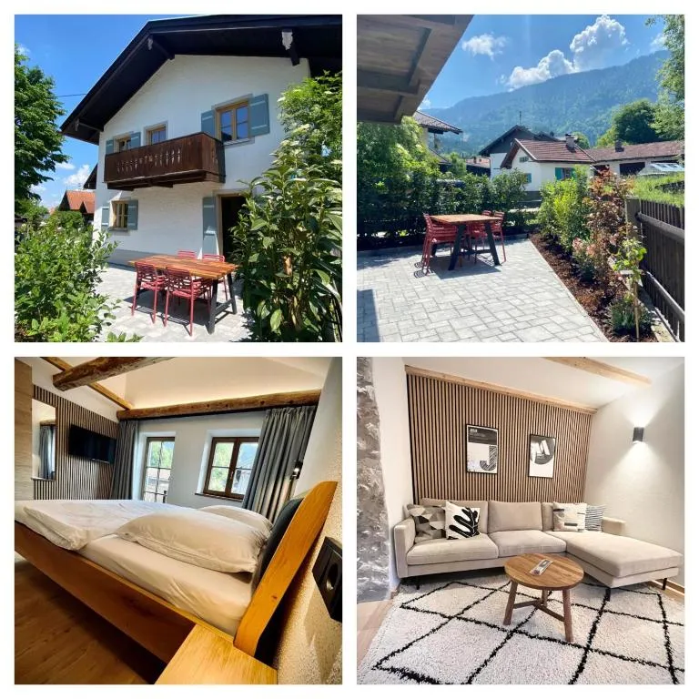 Neu - Ferienhaus Moritz & Josie zur Alleinnutzung, hotel in Ohlstadt